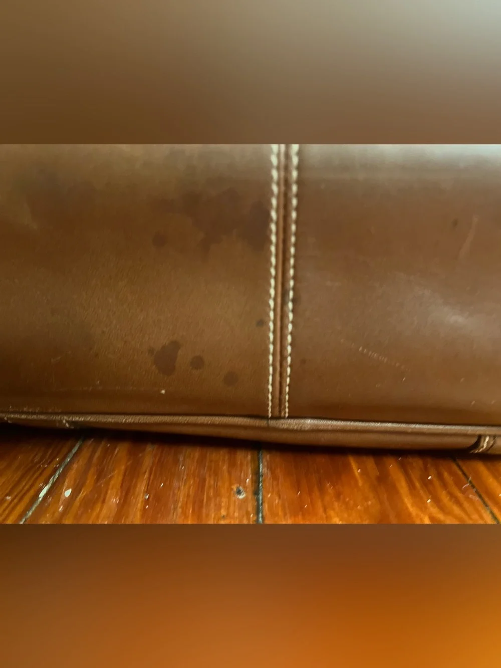 Coach 70633 Brown Leather Briefcase Laptop Messenger Bag w/ Strap